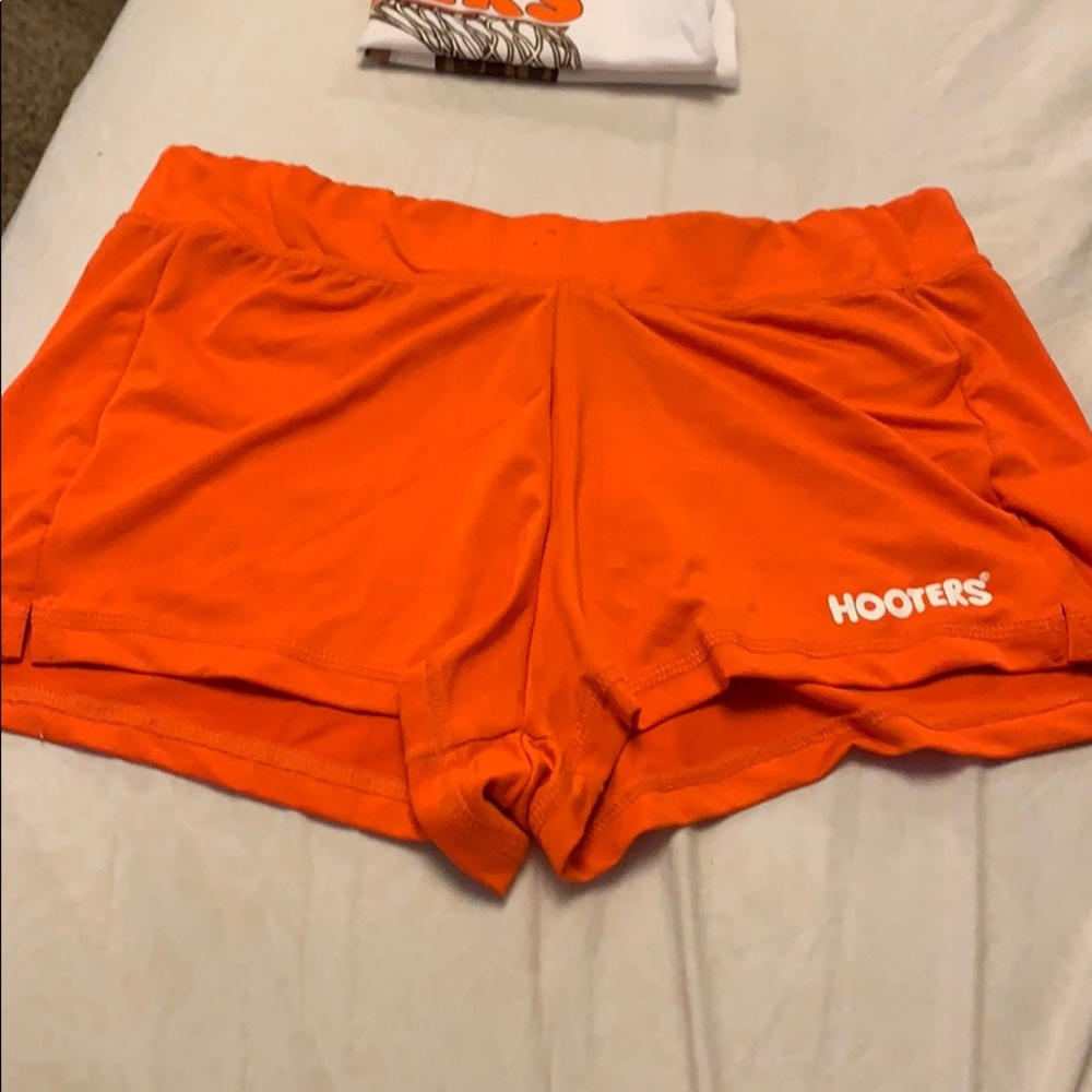 Authentic orange hooters shorts